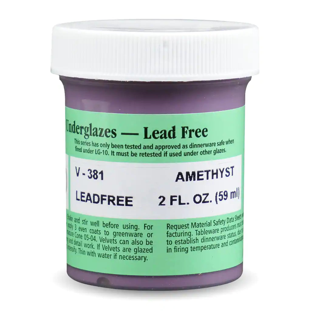 Amaco Velvet Underglaze: 2 oz